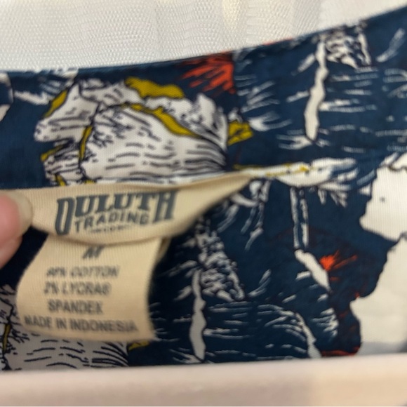 Duluth Trading Co. Wrinklefighter Floral Tunic - Picture 3 of 7